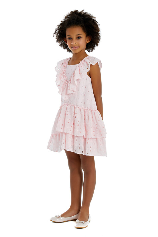 Powder Girl Frilly Brode Dress 4-8 AGE - 5