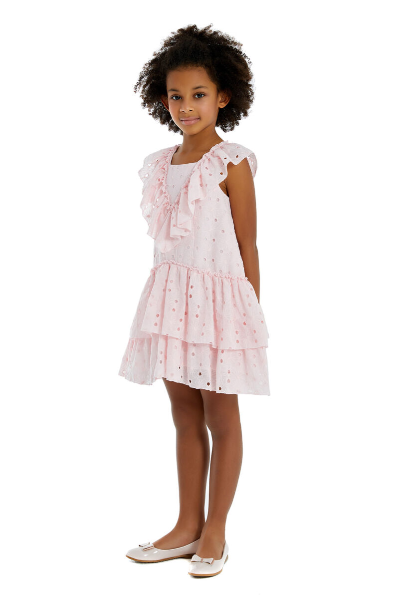 Powder Girl Frilly Brode Dress 4-8 AGE - 5