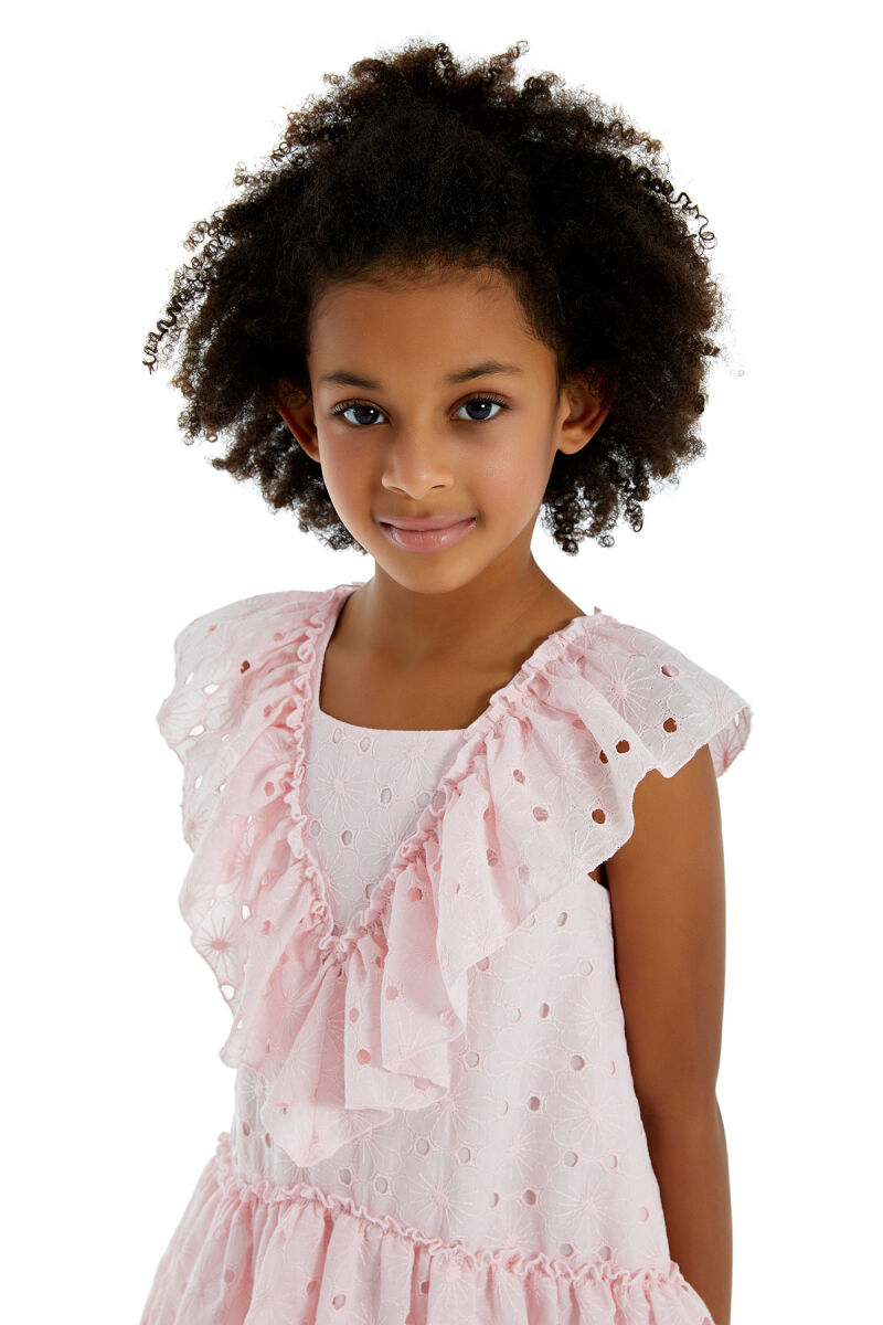 Powder Girl Frilly Brode Dress 4-8 AGE - 6