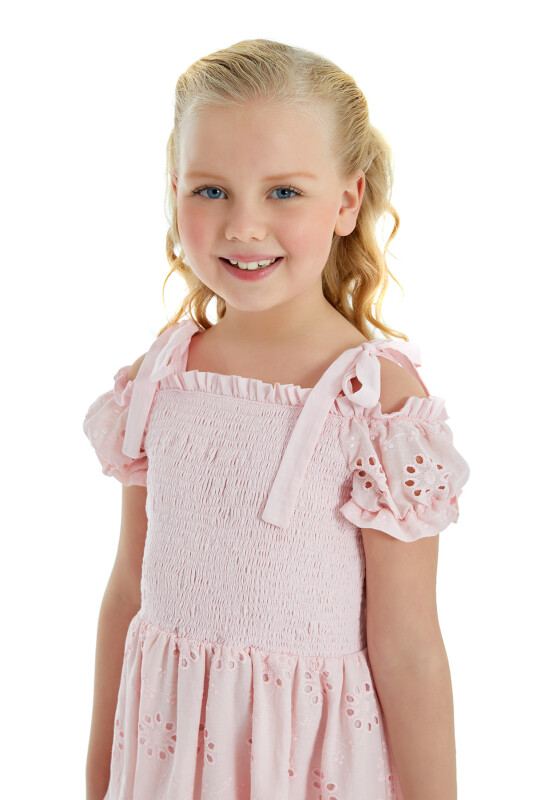 Powder Girl Low Shoulder Dress 8-12 AGE - 3