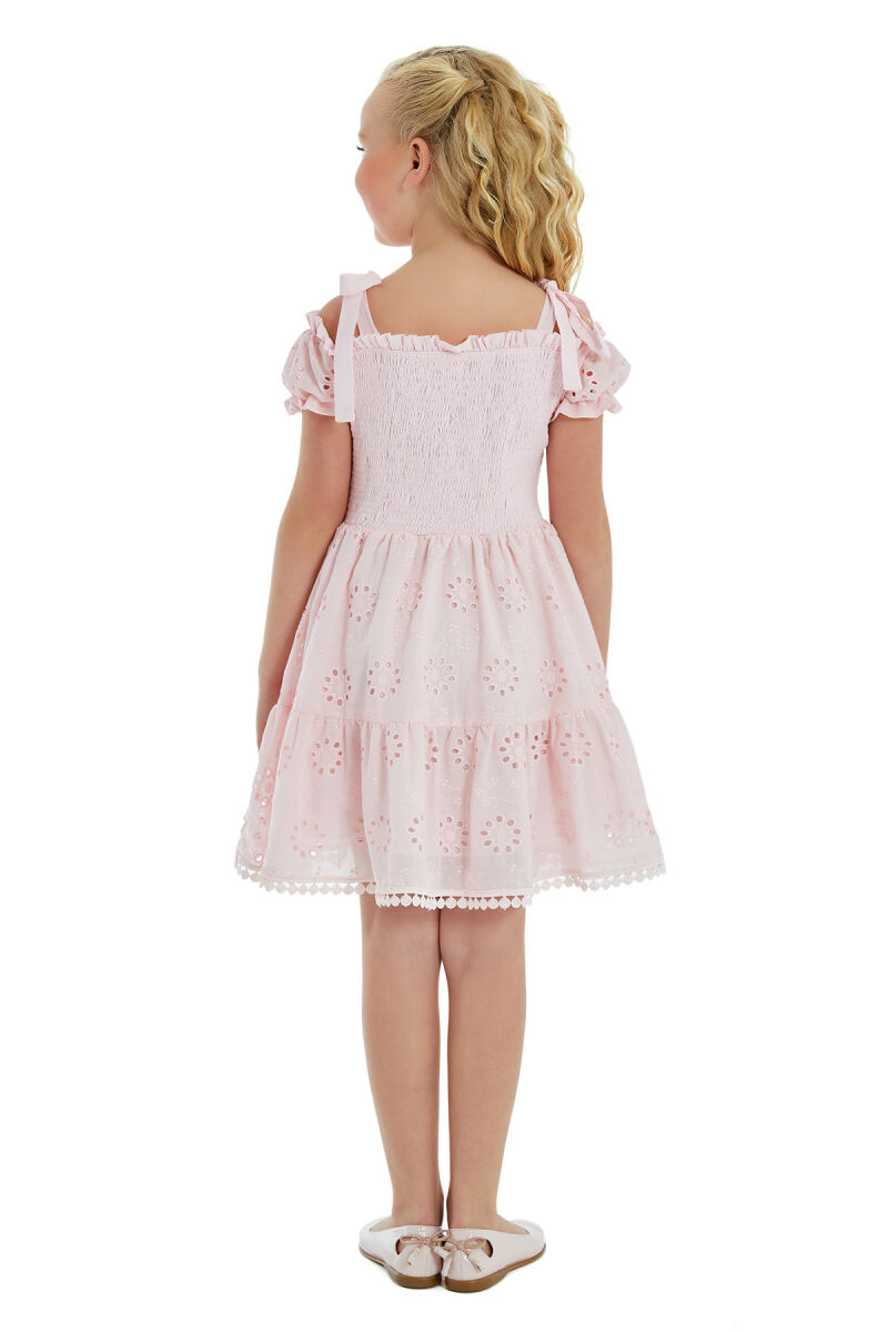 Powder Girl Low Shoulder Dress 8-12 AGE - 4