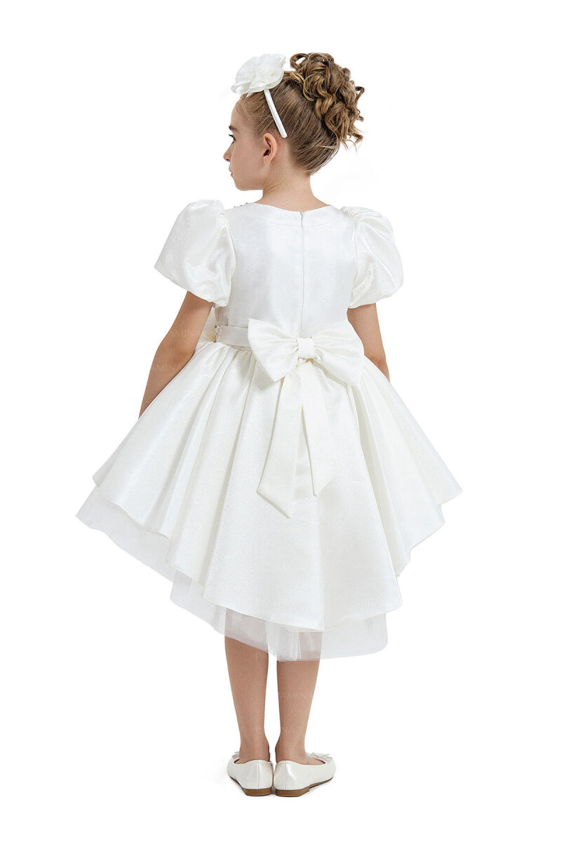 Ecru Layered Skirted Dress 4-8 AGE - 5