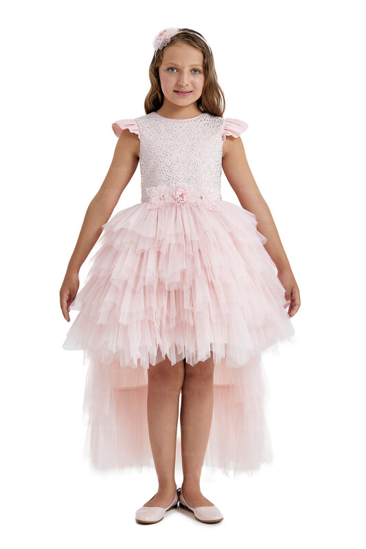 Powder Tailed Dress 8-12 AGE - 1