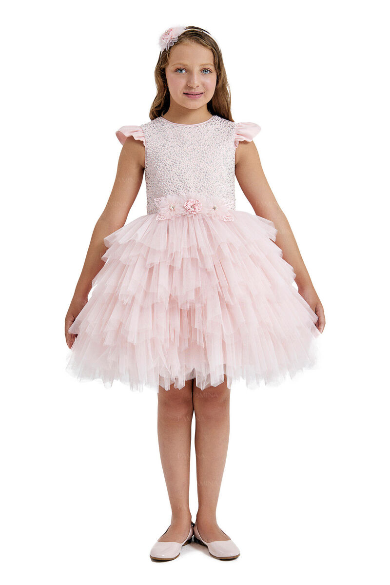 Powder Tailed Dress 8-12 AGE - 4