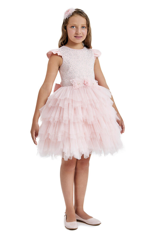 Powder Tailed Dress 8-12 AGE - 5