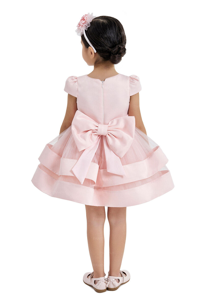 Powder Layered Skirted Dress 2-6 AGE - 4