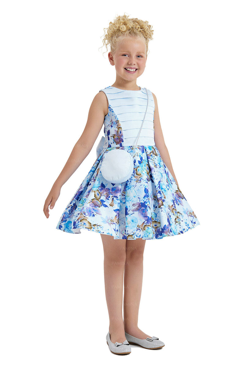 Blue Sleeveless Dress 8-12 AGE - 2