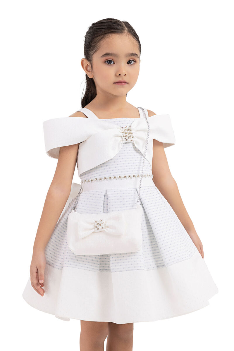 Blue Princess-collar, dress for girls 2-6 AGE - 3