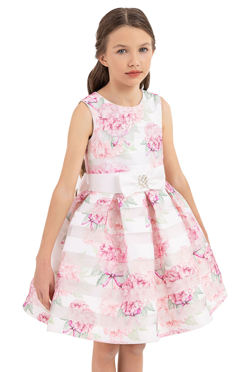 Pink Sleeveless suit with bolero for girls 8-12 AGE - 10