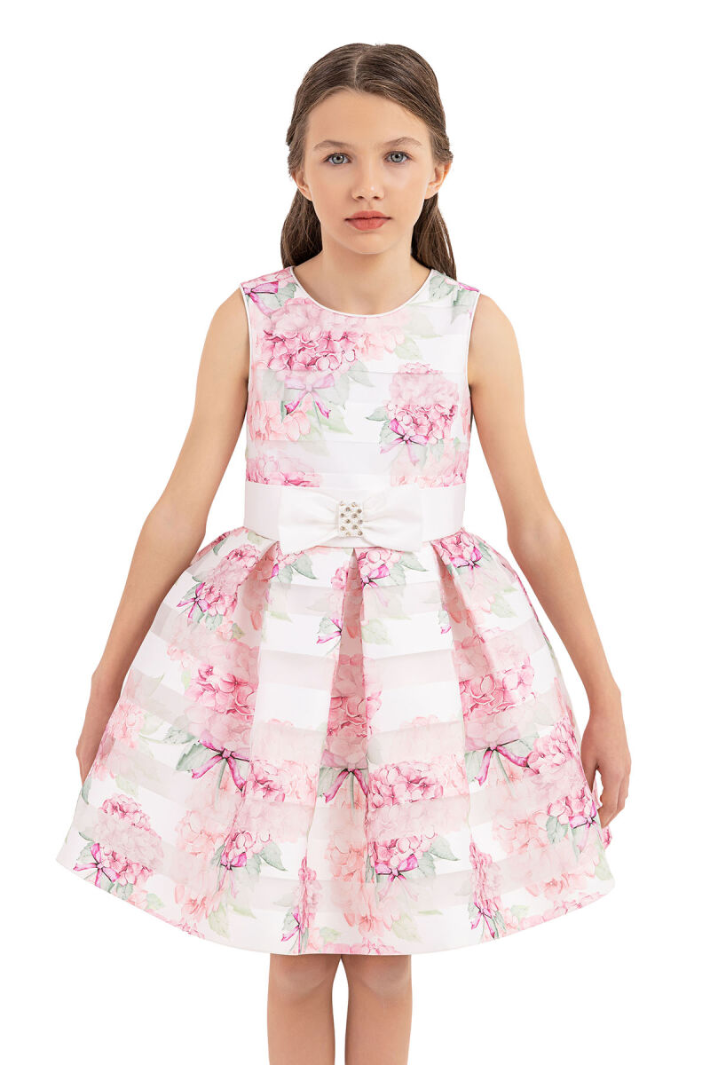 Pink Sleeveless suit with bolero for girls 8-12 AGE - 11