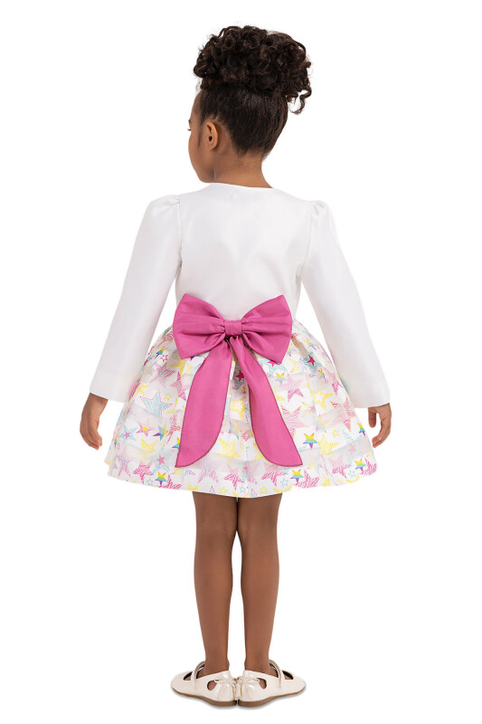 Ecru dress with bolero for girls 2-6 AGE - 7