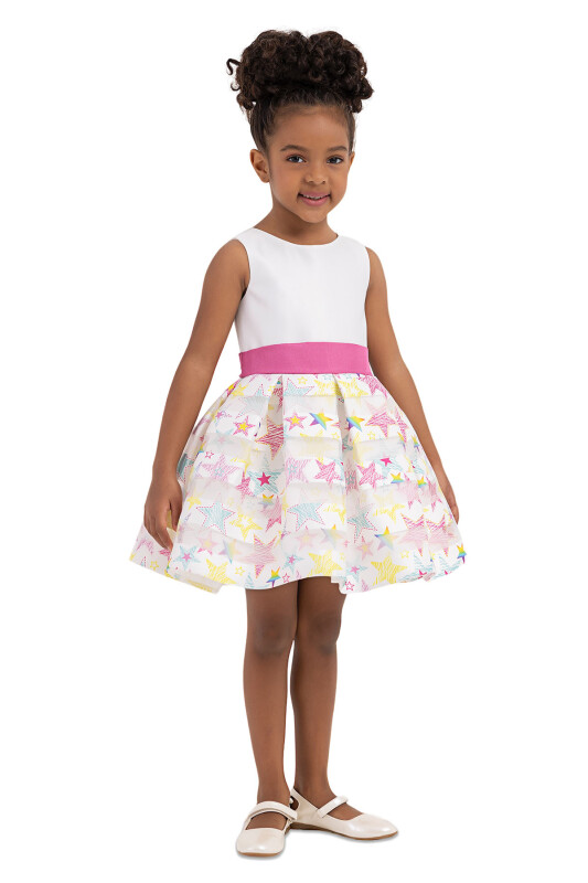 Ecru dress with bolero for girls 2-6 AGE - 14