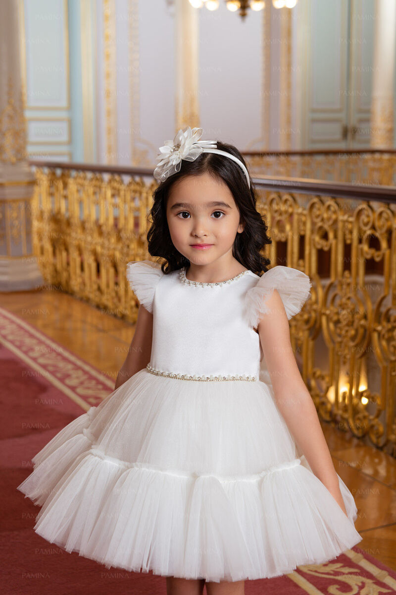 Ecru Tulle Dress 2-6 AGE - 4