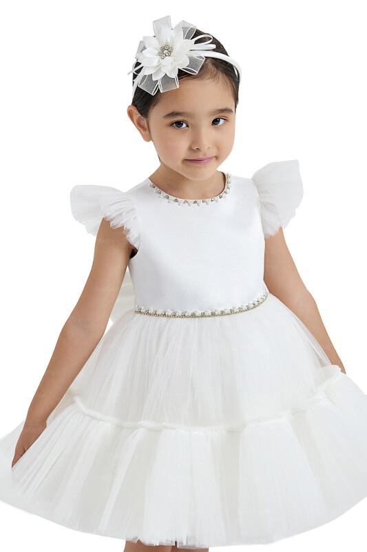 Ecru Tulle Dress 2-6 AGE - 9