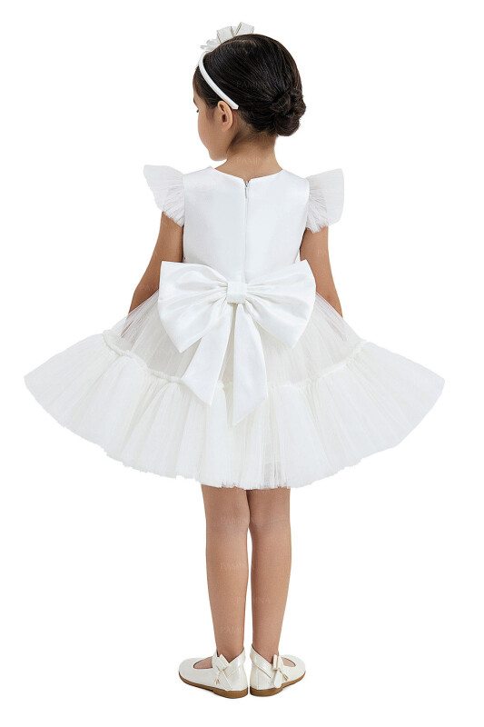 Ecru Tulle Dress 2-6 AGE - 10