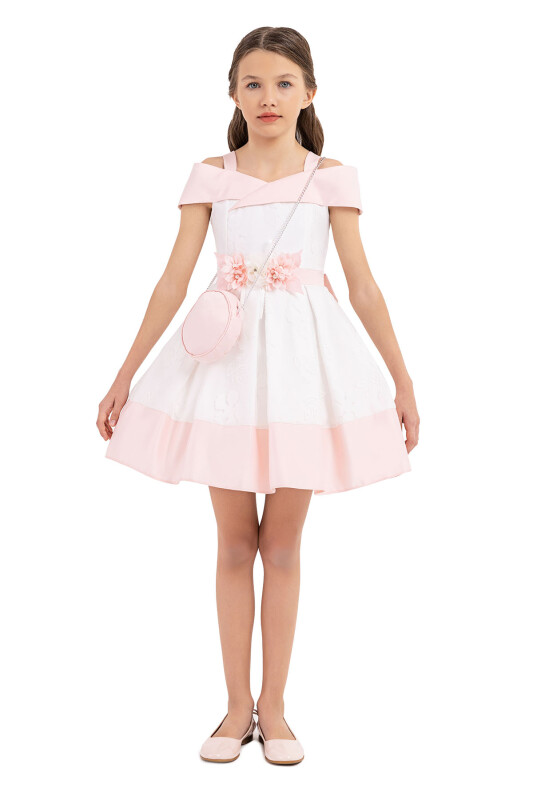 Pink Princess collar dress for girls 8-12 AGE 