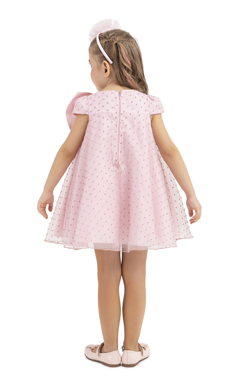 Powder Square-neck dress for girls 2-6 AGE - 7