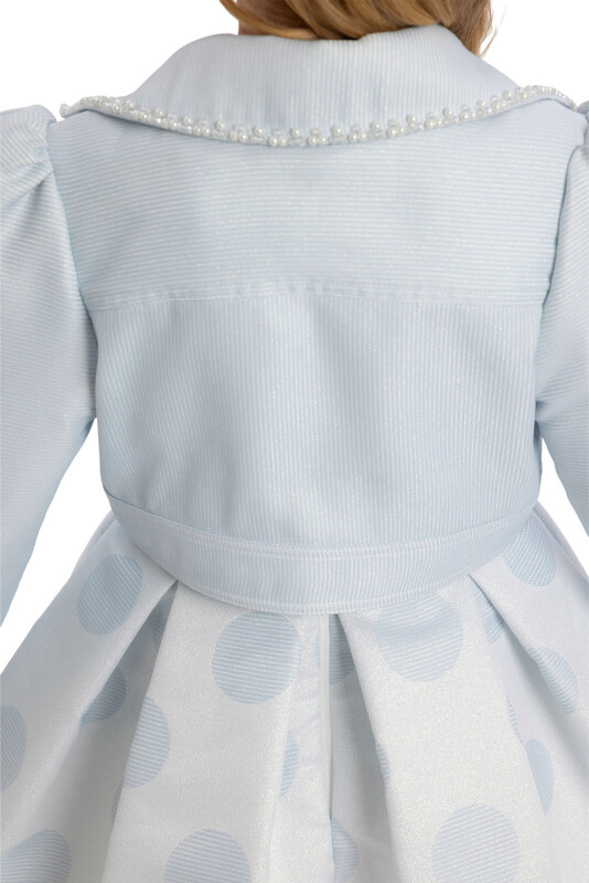 Blue Girls Set with Bolero 3-7 AGE - 4