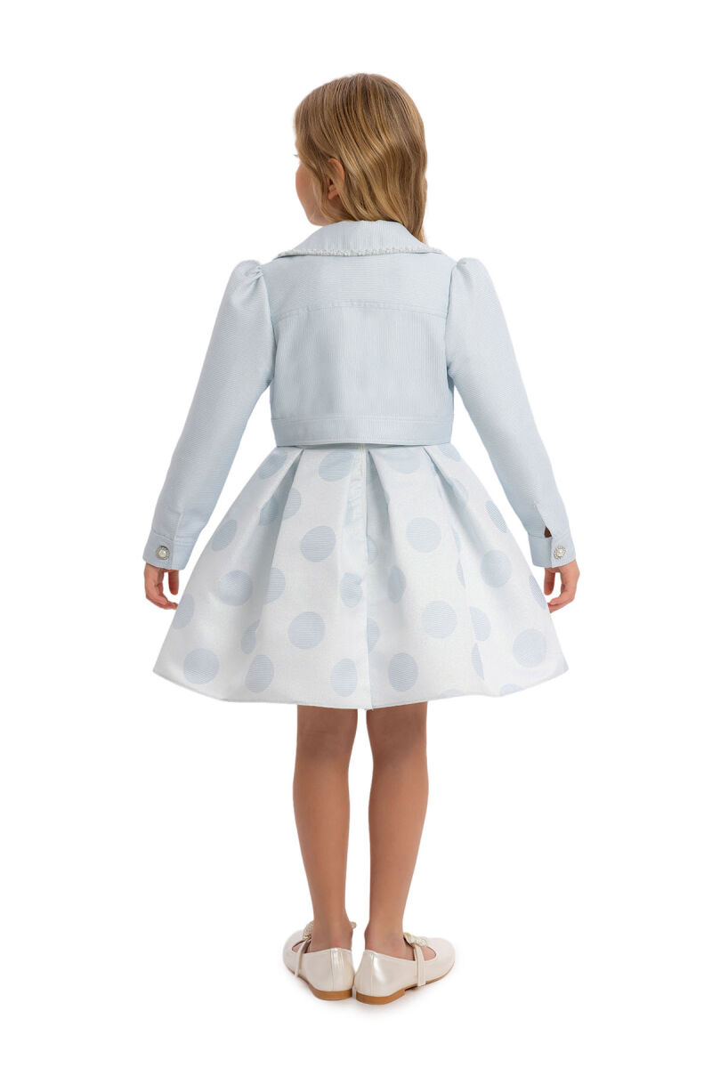 Blue Girls Set with Bolero 3-7 AGE - 5