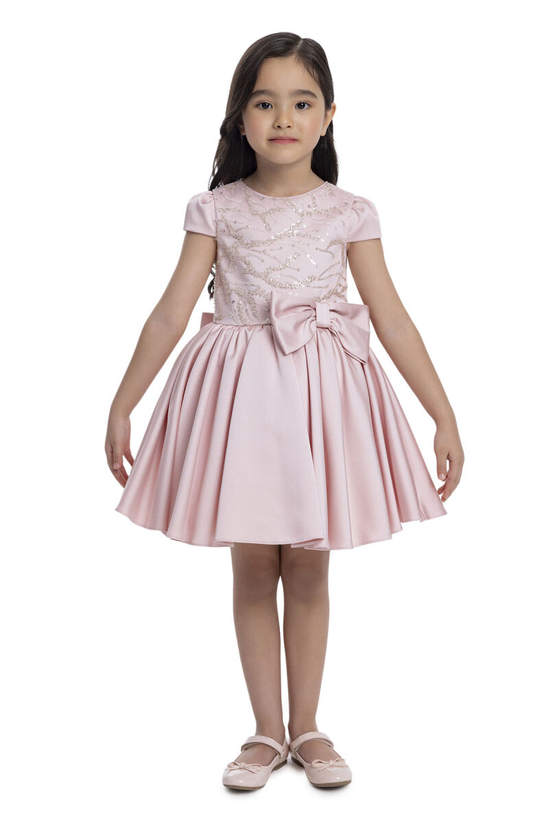 Powder Short Sleeve Girls Dress 3-7 AGE - 1