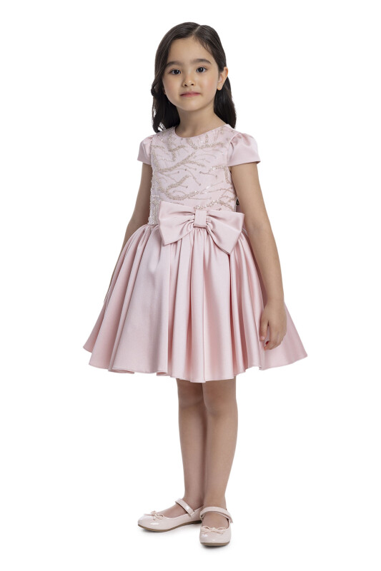 Powder Short Sleeve Girls Dress 3-7 AGE - 2