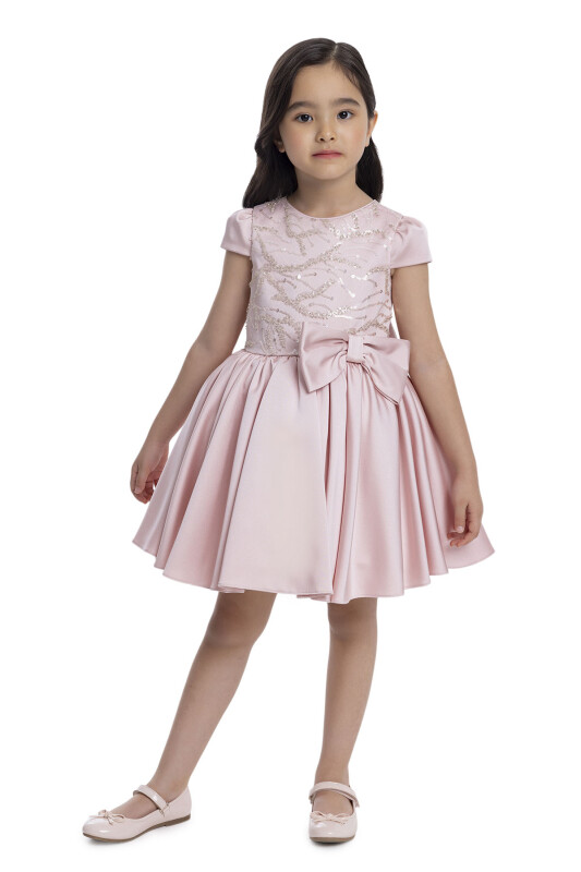 Powder Short Sleeve Girls Dress 3-7 AGE - 3