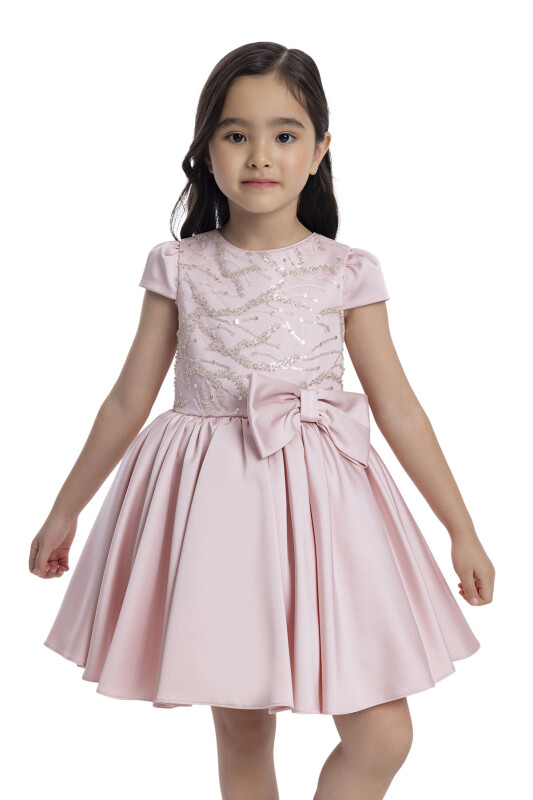 Powder Short Sleeve Girls Dress 3-7 AGE - 4