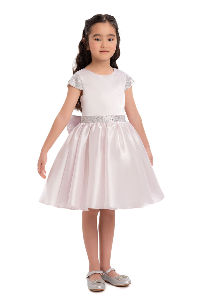 LightPink Girls Moon-Sleeved Dress 3-7 AGE - 3