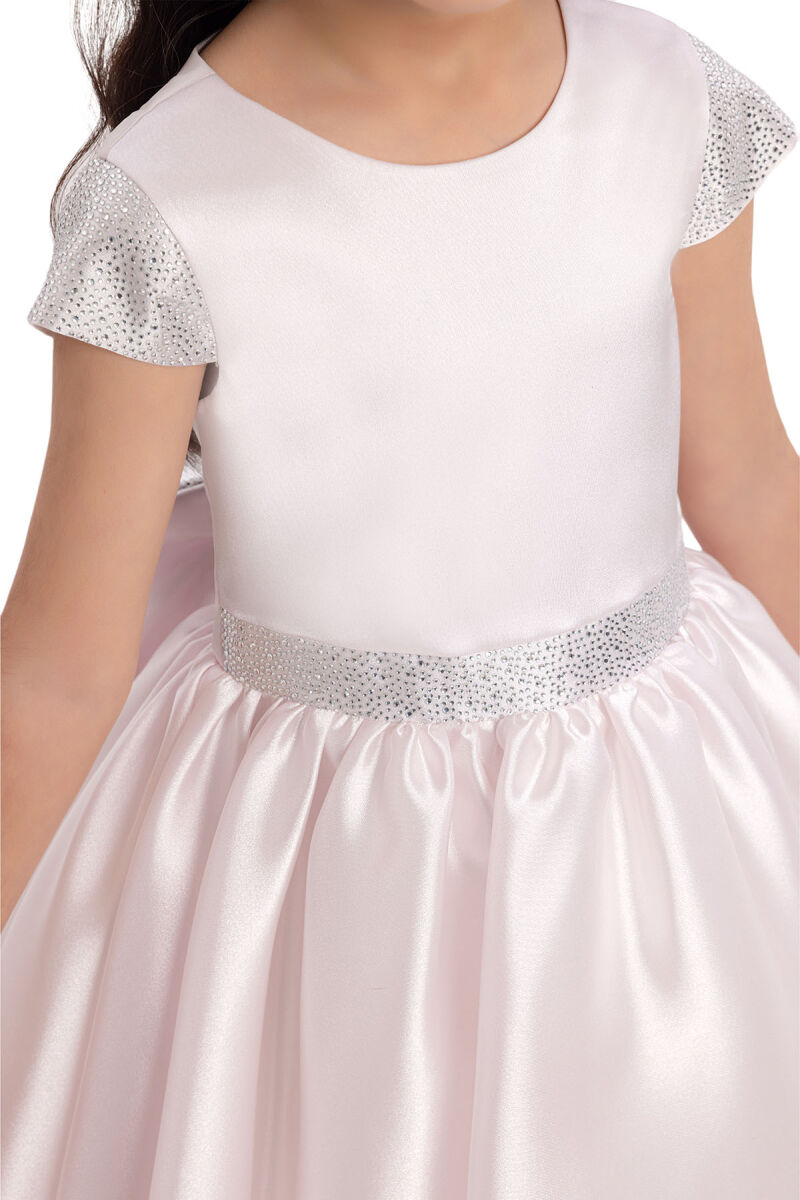 LightPink Girls Moon-Sleeved Dress 3-7 AGE - 5