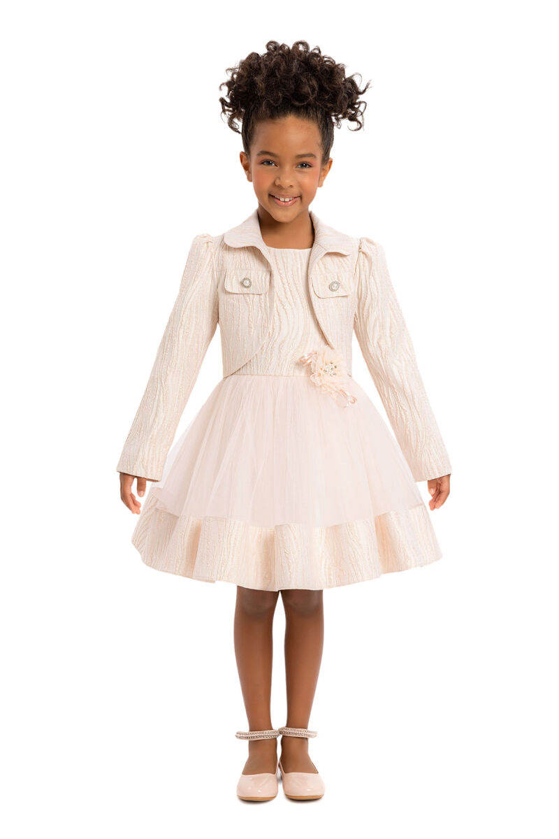 Powder Girls Set with Bolero 3-7 AGE - 2