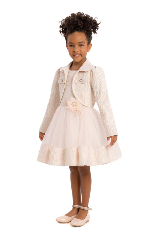 Powder Girls Set with Bolero 3-7 AGE - 3