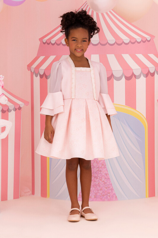 Powder Girls Set with Bolero 3-7 AGE - 1