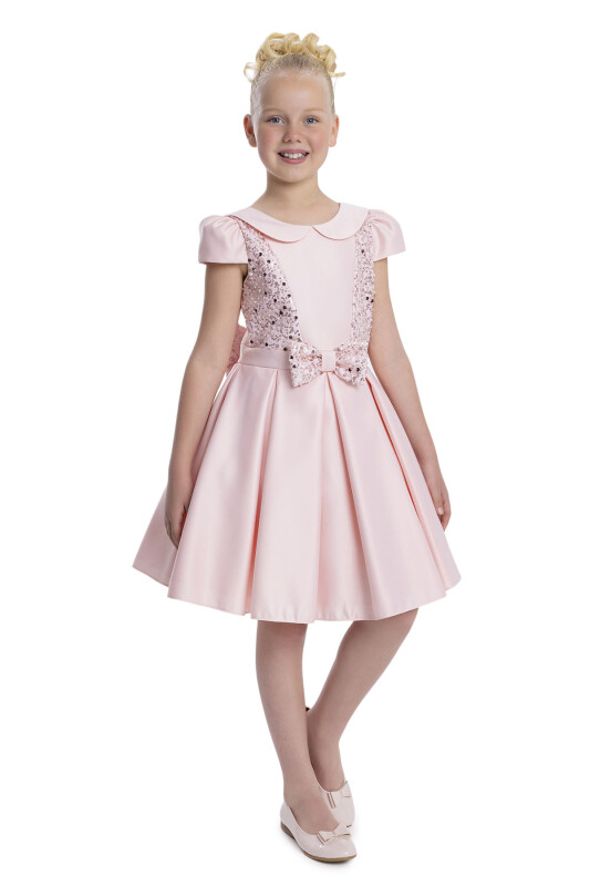 Powder Peter Pan Collar Girls Dress 8-12 AGE - 3