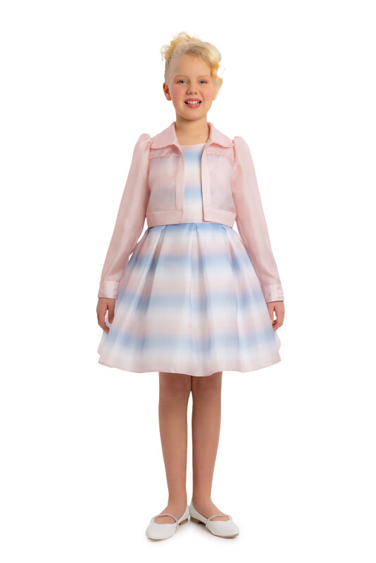 Powder Girls Set with Organza Jacket 8-12 AGE - 2