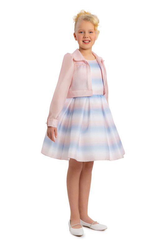 Powder Girls Set with Organza Jacket 8-12 AGE - 3