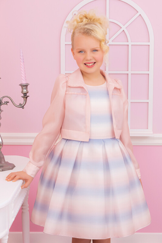 Powder Girls Set with Organza Jacket 8-12 AGE - 10