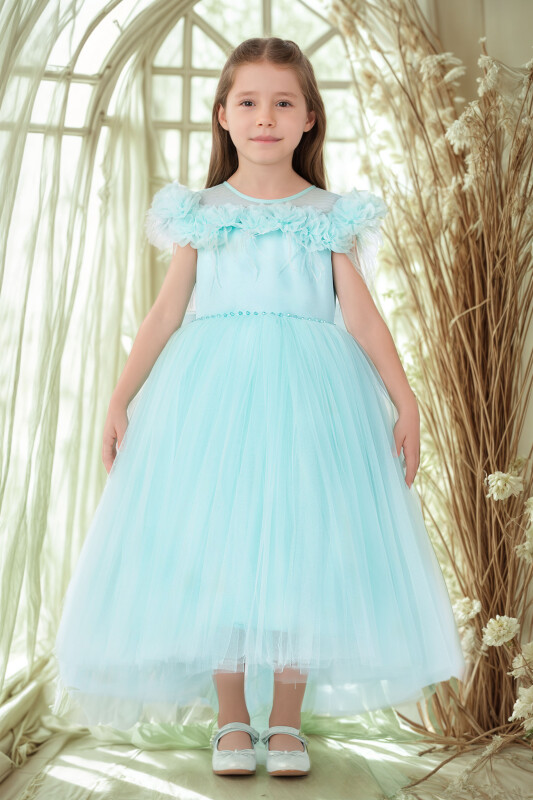 Mint Girls Princess Dress 3-7 AGE 