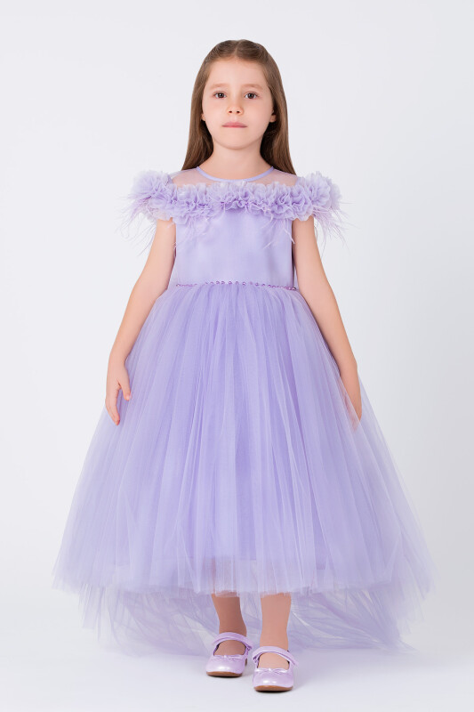 Lilac Girls Princess Dress 3-7 AGE - 2