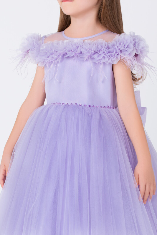 Lilac Girls Princess Dress 3-7 AGE - 3