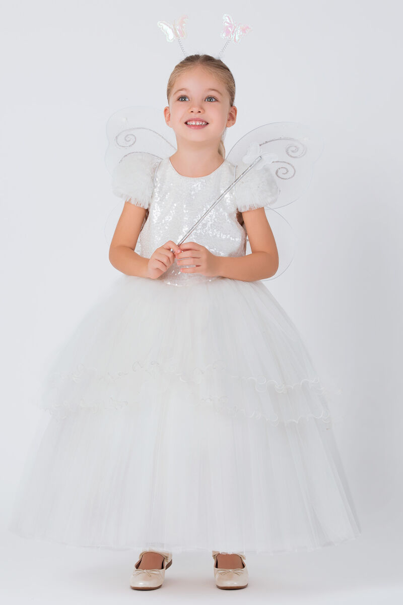 Ecru Girls Fairy Costume 3-7 AGE - 2