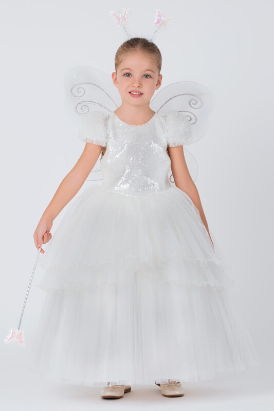 Ecru Girls Fairy Costume 3-7 AGE - 3