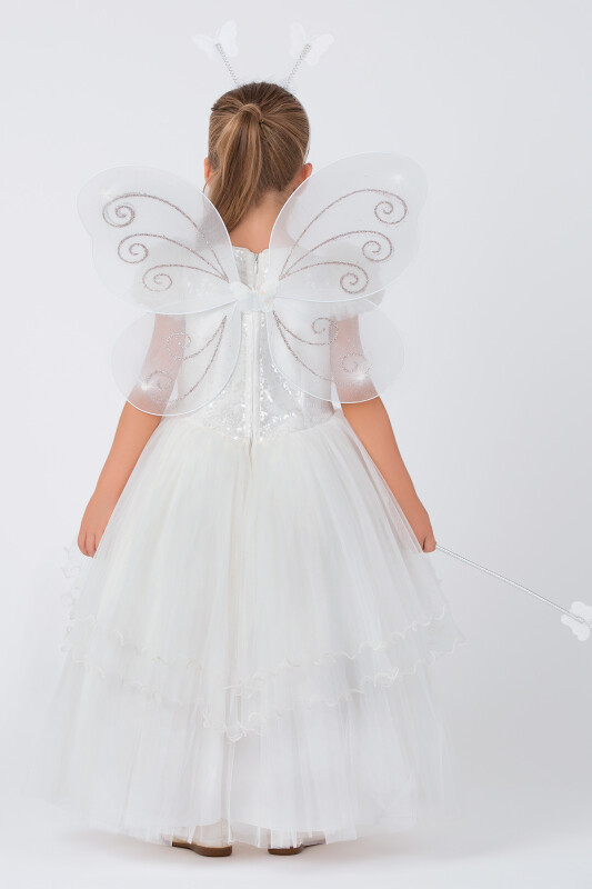 Ecru Girls Fairy Costume 3-7 AGE - 5