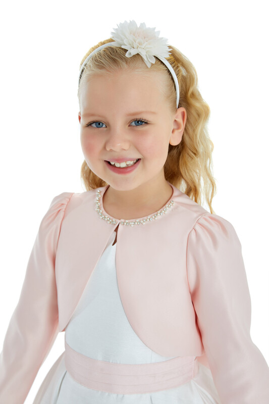 Powder Girl Embroidered Satin Bolero 8-12 AGE - 3