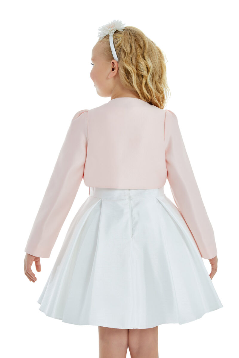 Powder Girl Embroidered Satin Bolero 8-12 AGE - 4