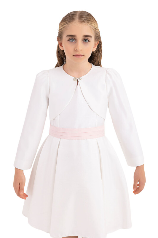 Ecru bolero for girls 4-8 AGE - 1