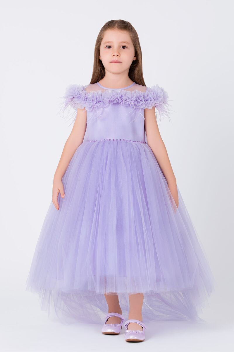 Lilac Girls Princess Dress 3-7 AGE - 1