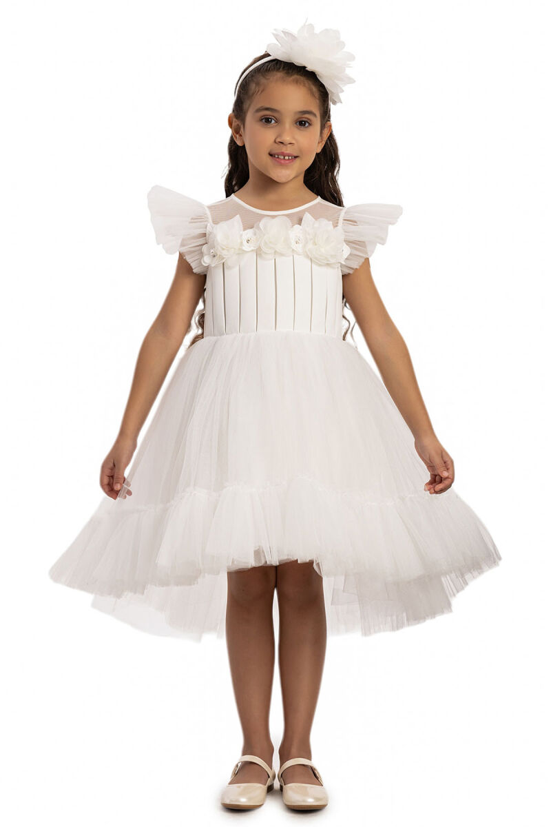 Ecru Girls Dress 3-7 AGE - 2