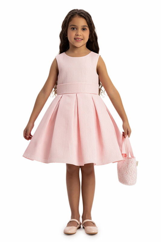 Powder Dress with Lace Bolero and Matching Bag 3-7 AGE - 6