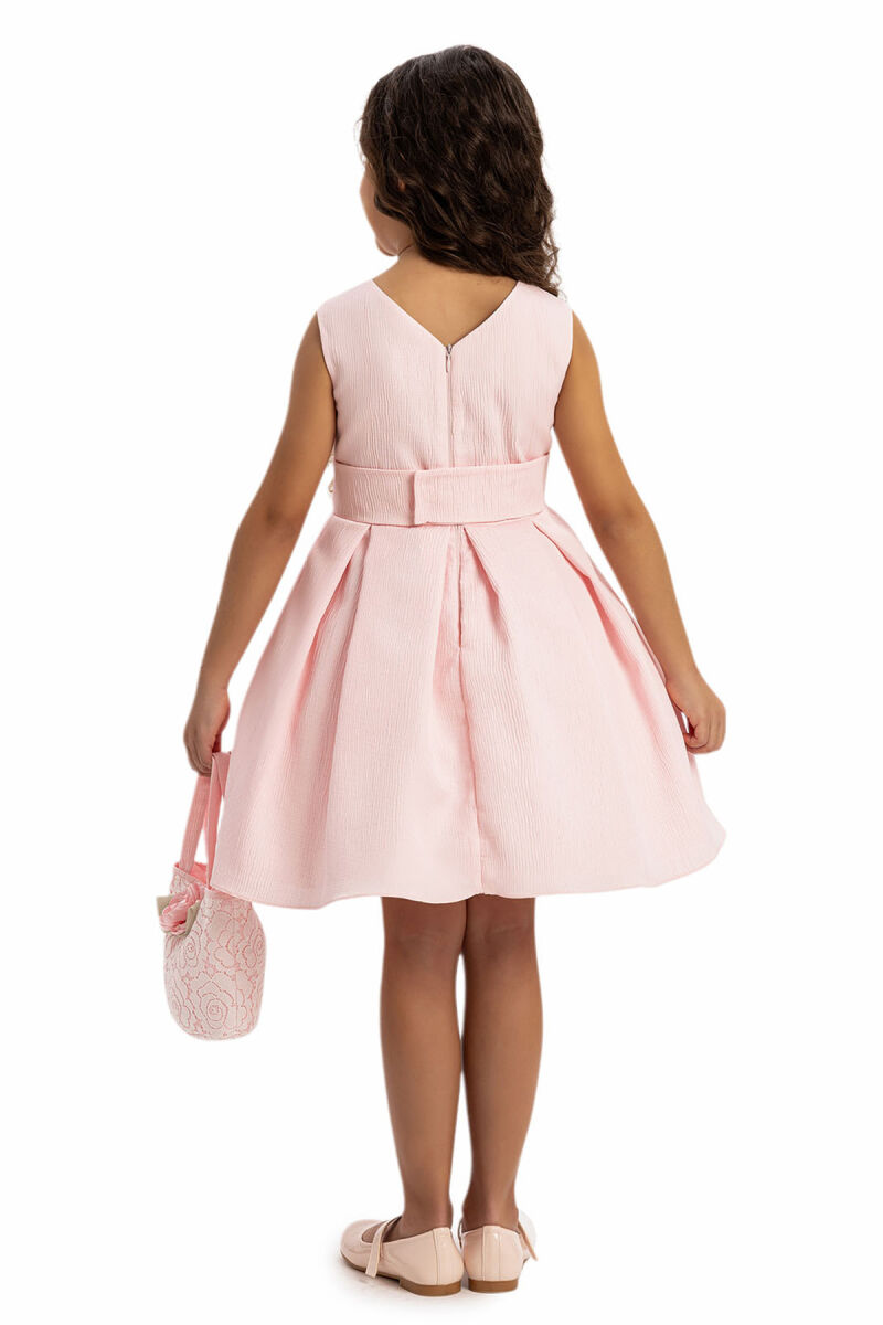 Powder Dress with Lace Bolero and Matching Bag 3-7 AGE - 7