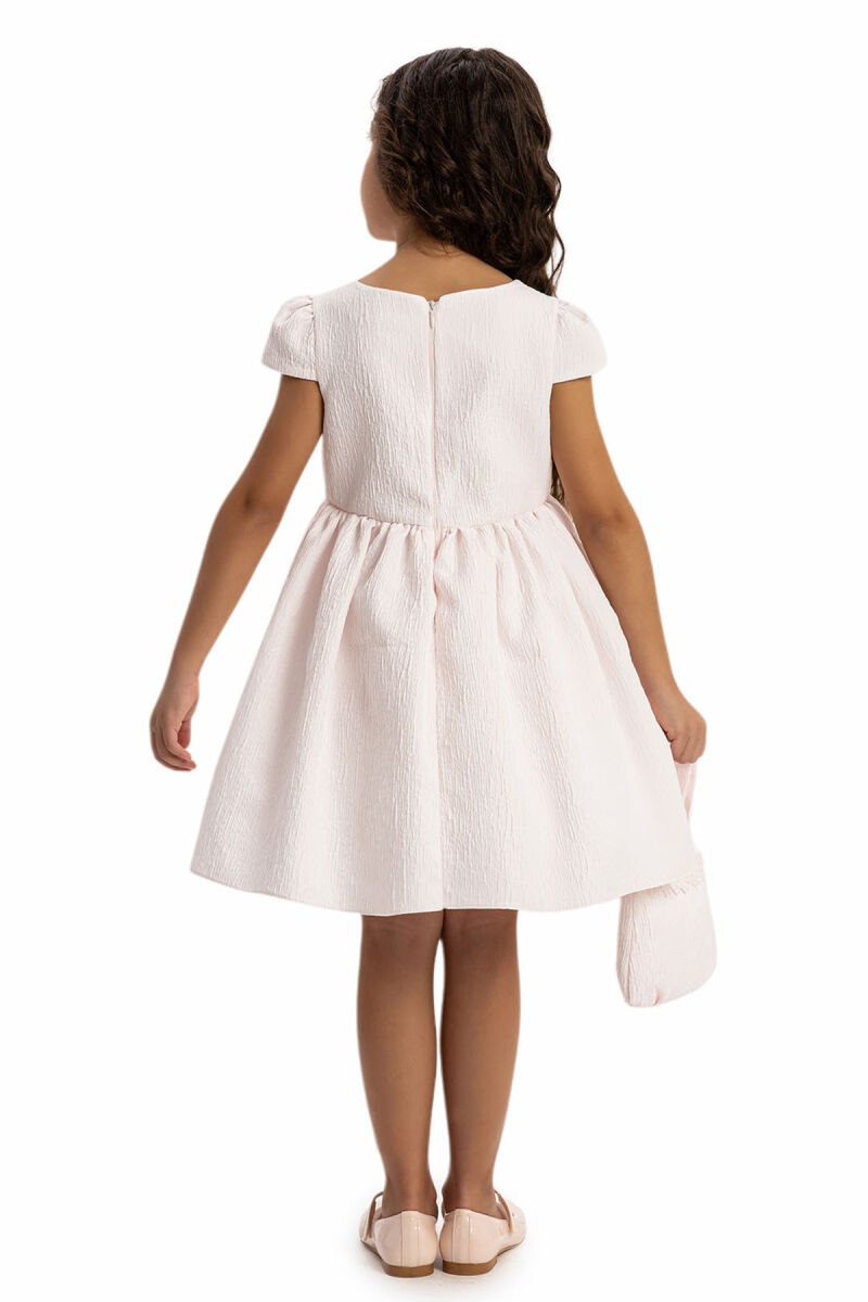 Powder Elegant Dress with Bolero and Bag 3-7 AGE - 12